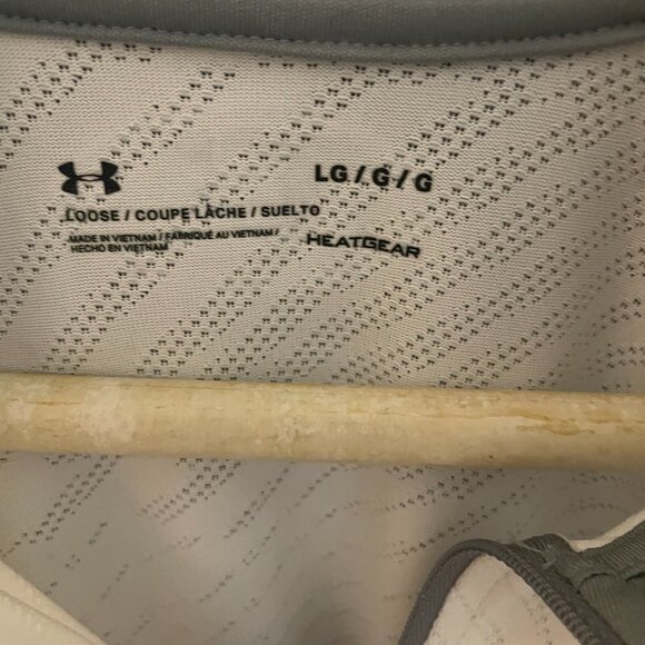 Under Armour Heat Gear 1/4 Zip Pullover Men’s Large White - Picture 3 of 3